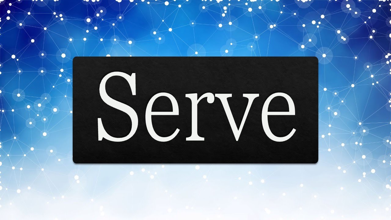 Serve One Another