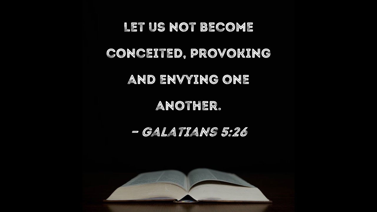 Let Us Not Provoke One Another